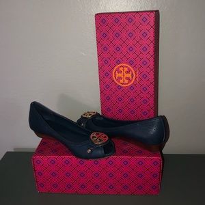 New Tory Burch open toe wedge